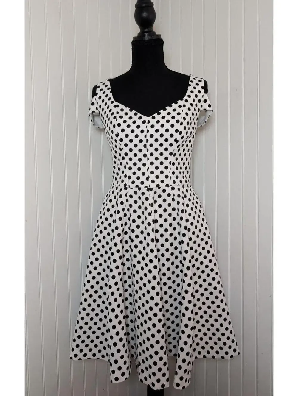 betsey johnson dress black and white Betsey Johnson Collection Black & White Dress GUC Missing Belt